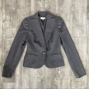 Ann Taylor LOFT Pleated Suit Jacket